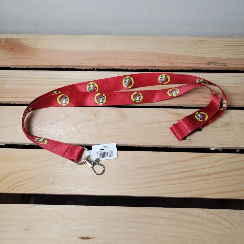 Buc-ee's Beaver Lanyard w/ Clip - NWT